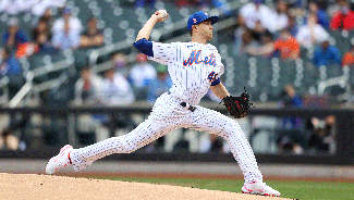 Next Story Image: Jacob deGrom dominates Palm Beach Cardinals hitters in rehab assignment
